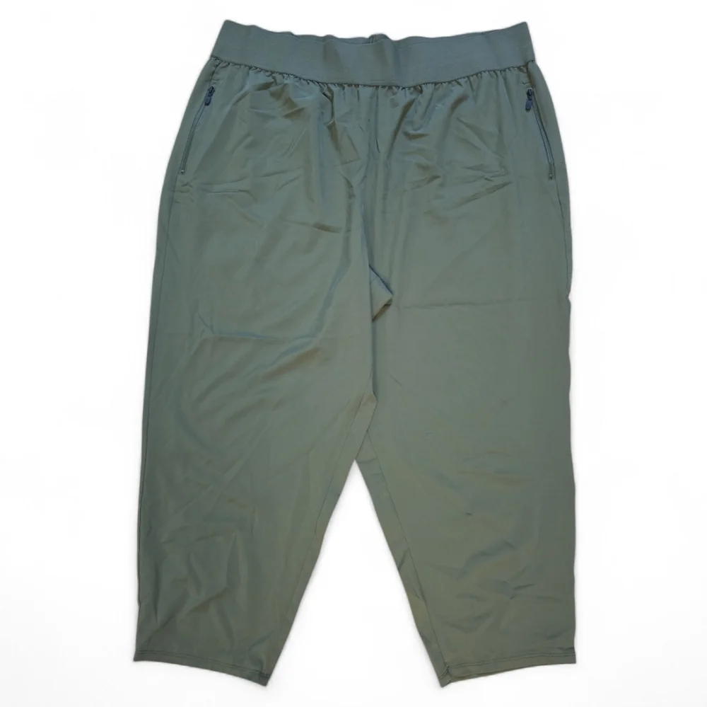 Torrid Happy Camper Woven Strech Pull On Pant In Olive Size 3X B76 - Picture 3 of 6